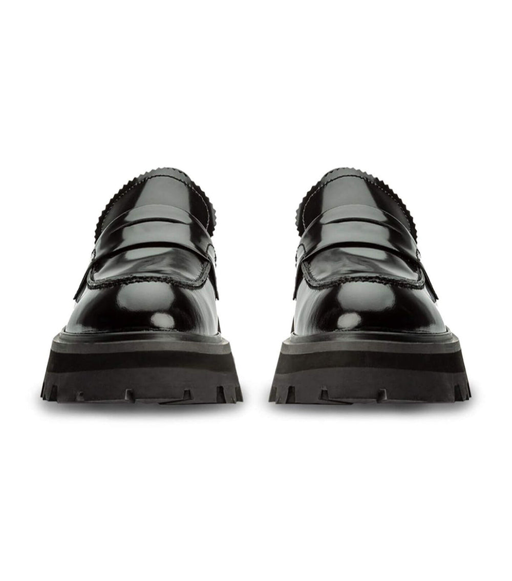 Axell Black Hi Shine Casual Shoes - Tony Bianco Online Shop