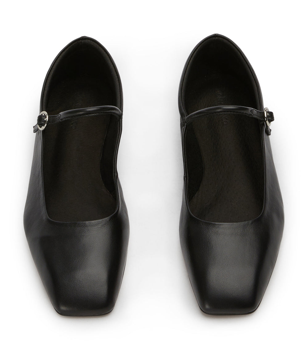 Bambi Black Venice Flats - Tony Bianco Online