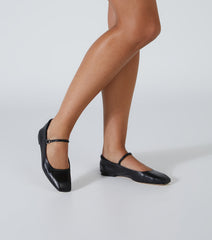 Bambi Black Venice Flats - Tony Bianco Online