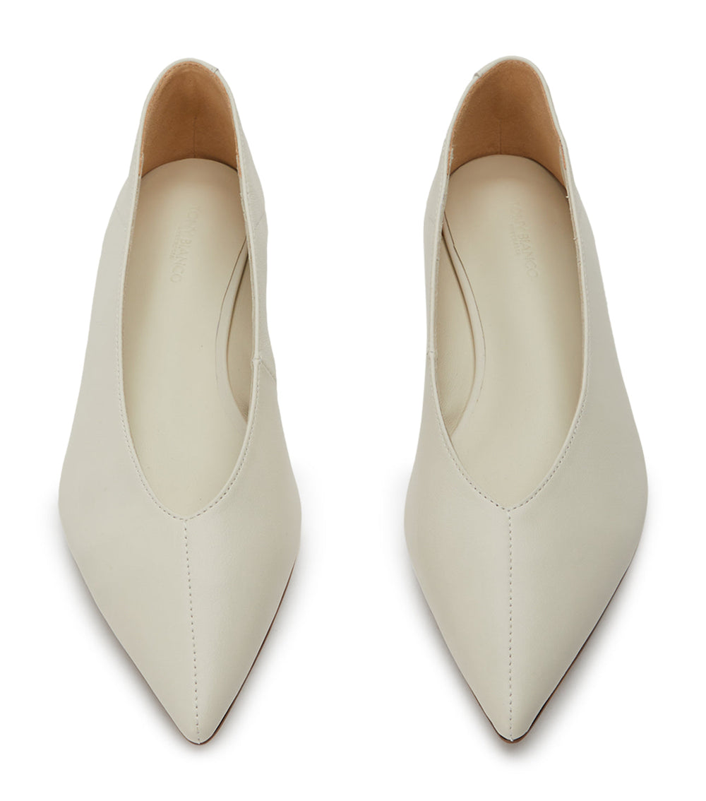 Joop Dove Nappa Flats - Tony Bianco Discount