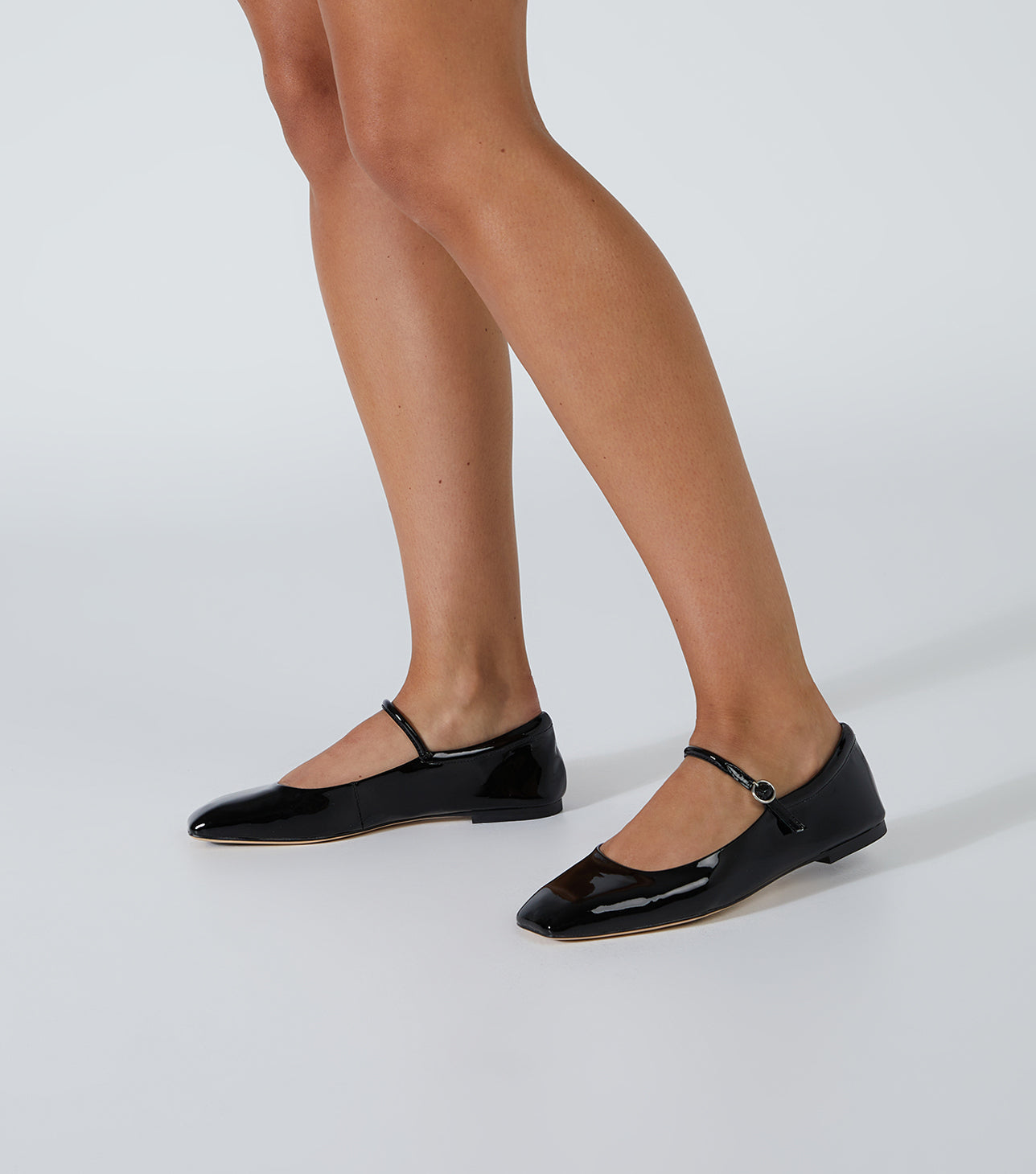 Bambi Black Patent Flats - Tony Bianco Near me