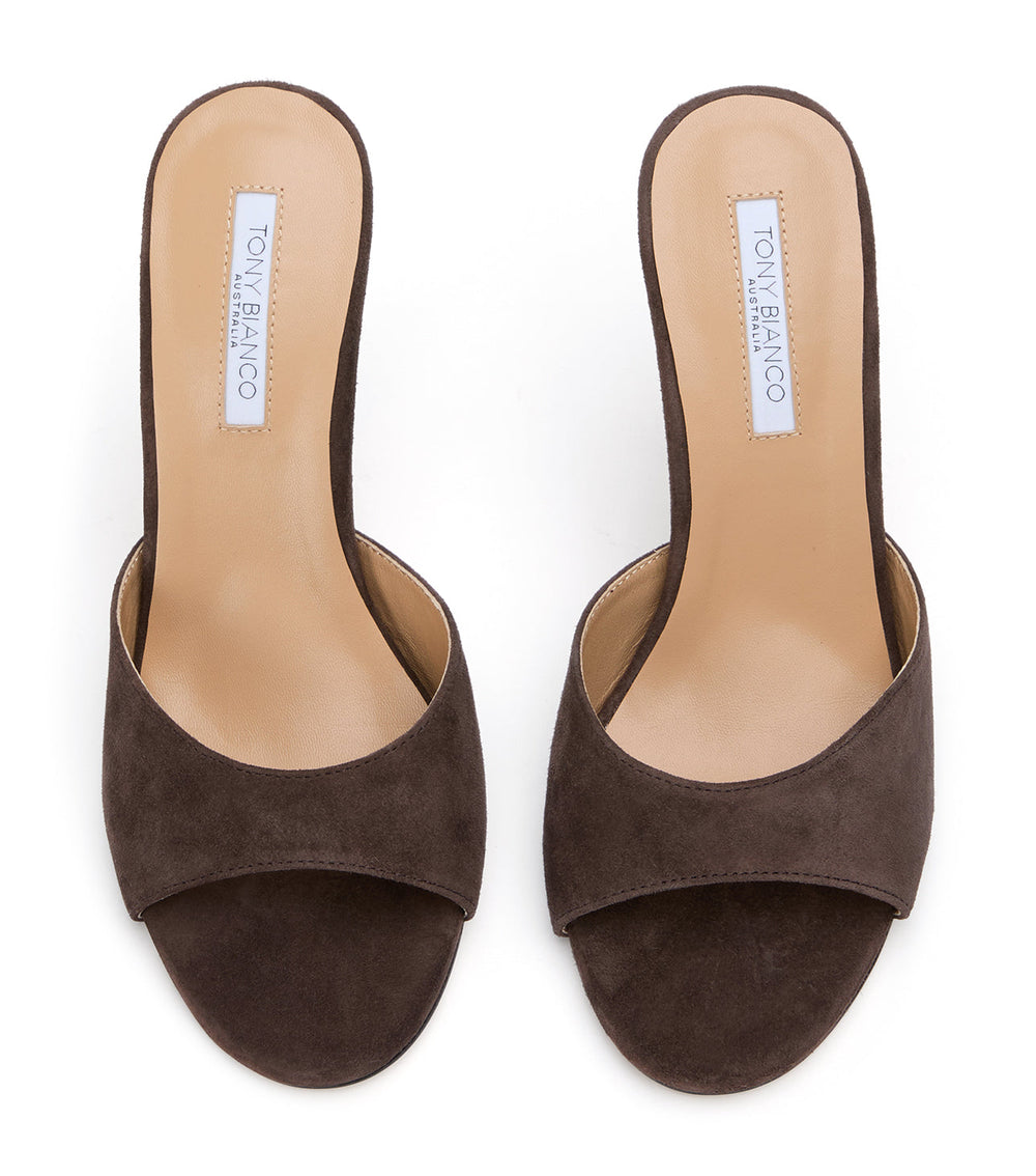 Victoria Espresso Suede - Tony Bianco Outlet