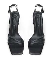 Corso Black Nappa Heels - Tony Bianco US