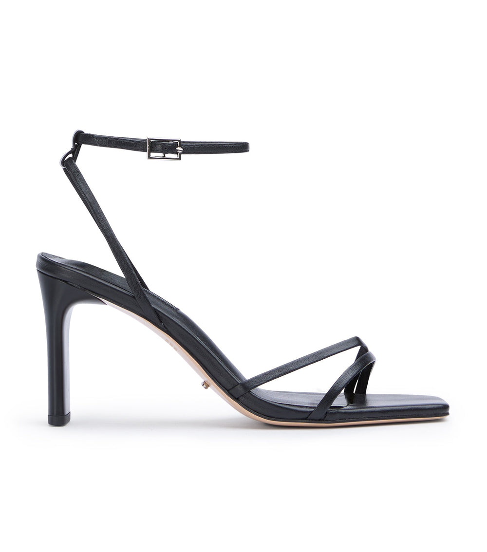 Corso Black Nappa Heels - Tony Bianco US
