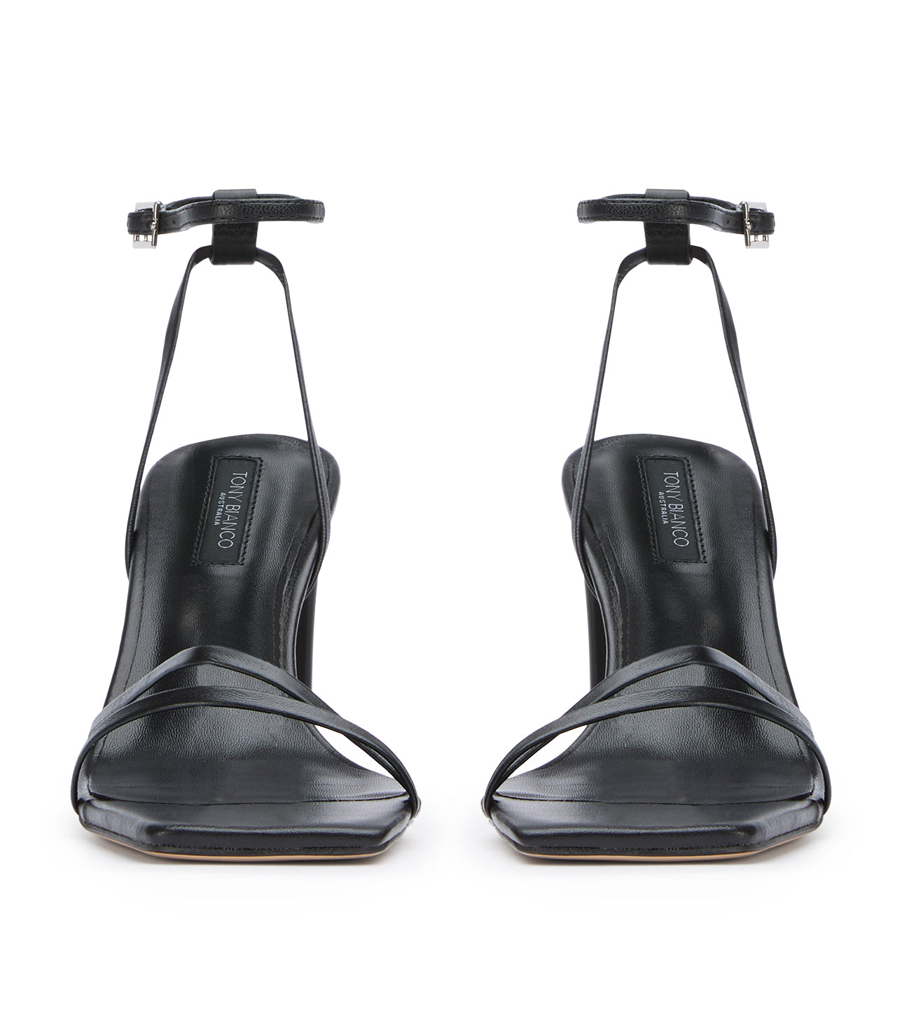 Corso Black Nappa Heels - Tony Bianco US
