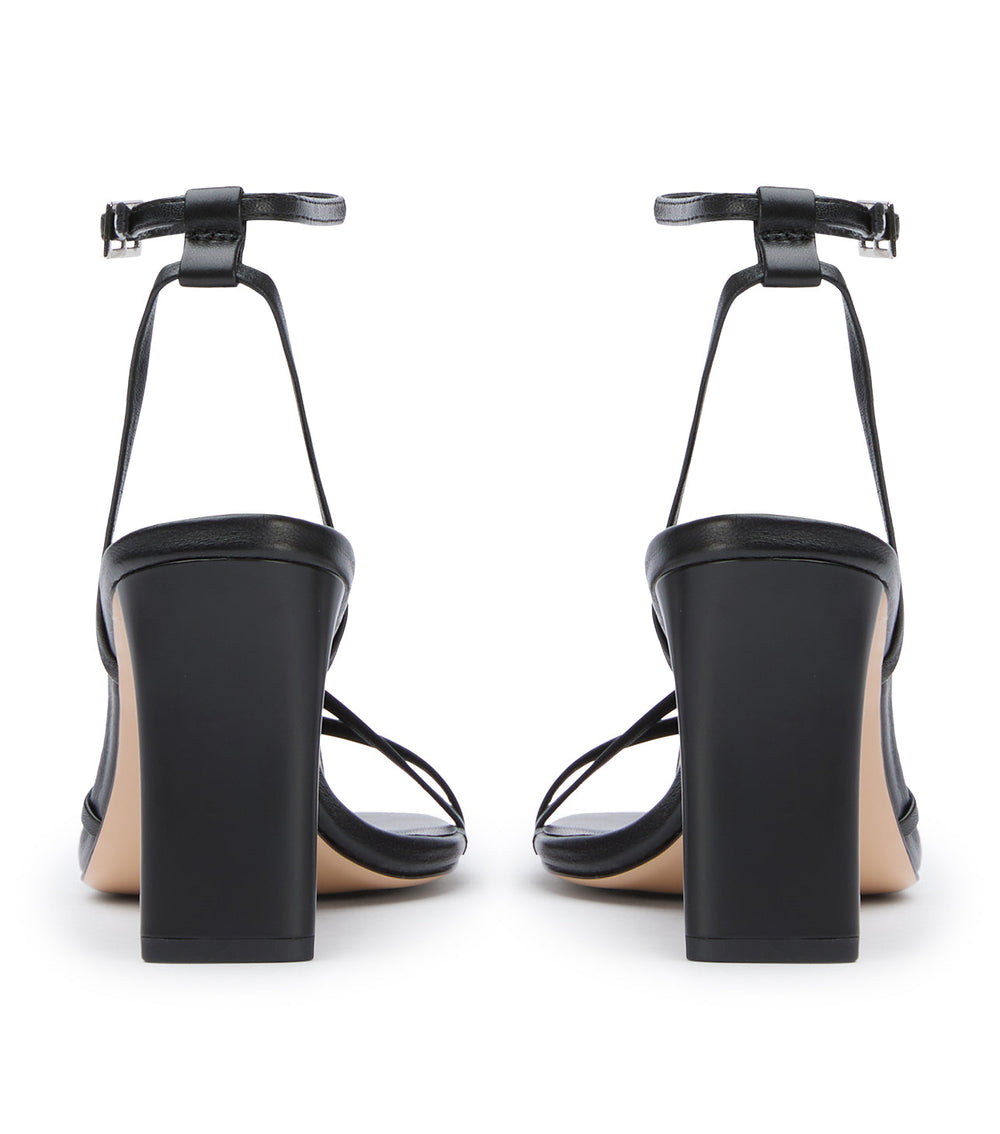 Corso Black Nappa Heels - Tony Bianco US