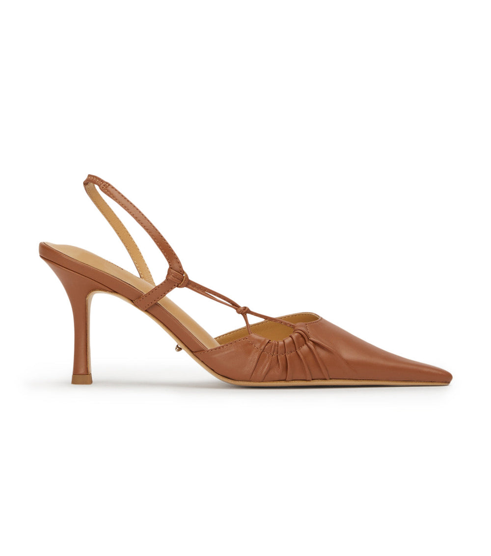 Sakai Tan Capretto Heels - Tony Bianco On Sale