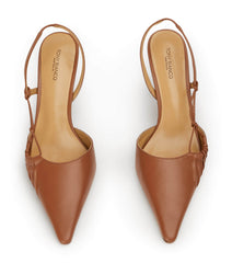 Sakai Tan Capretto Heels - Tony Bianco On Sale