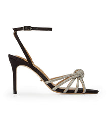 Helena Black Satin Heels - Tony Bianco Online Shop