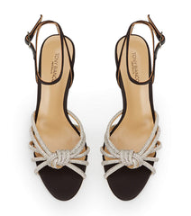 Helena Black Satin Heels - Tony Bianco Online Shop
