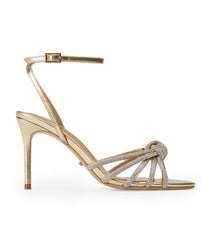 Helena Gold Nappa Metallic Heels - Tony Bianco US