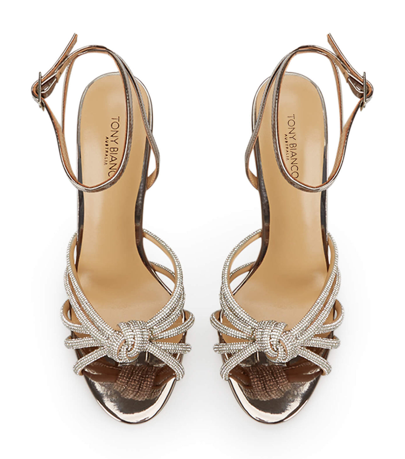Kyla Gunmetal Shine Heels - Tony Bianco Sale
