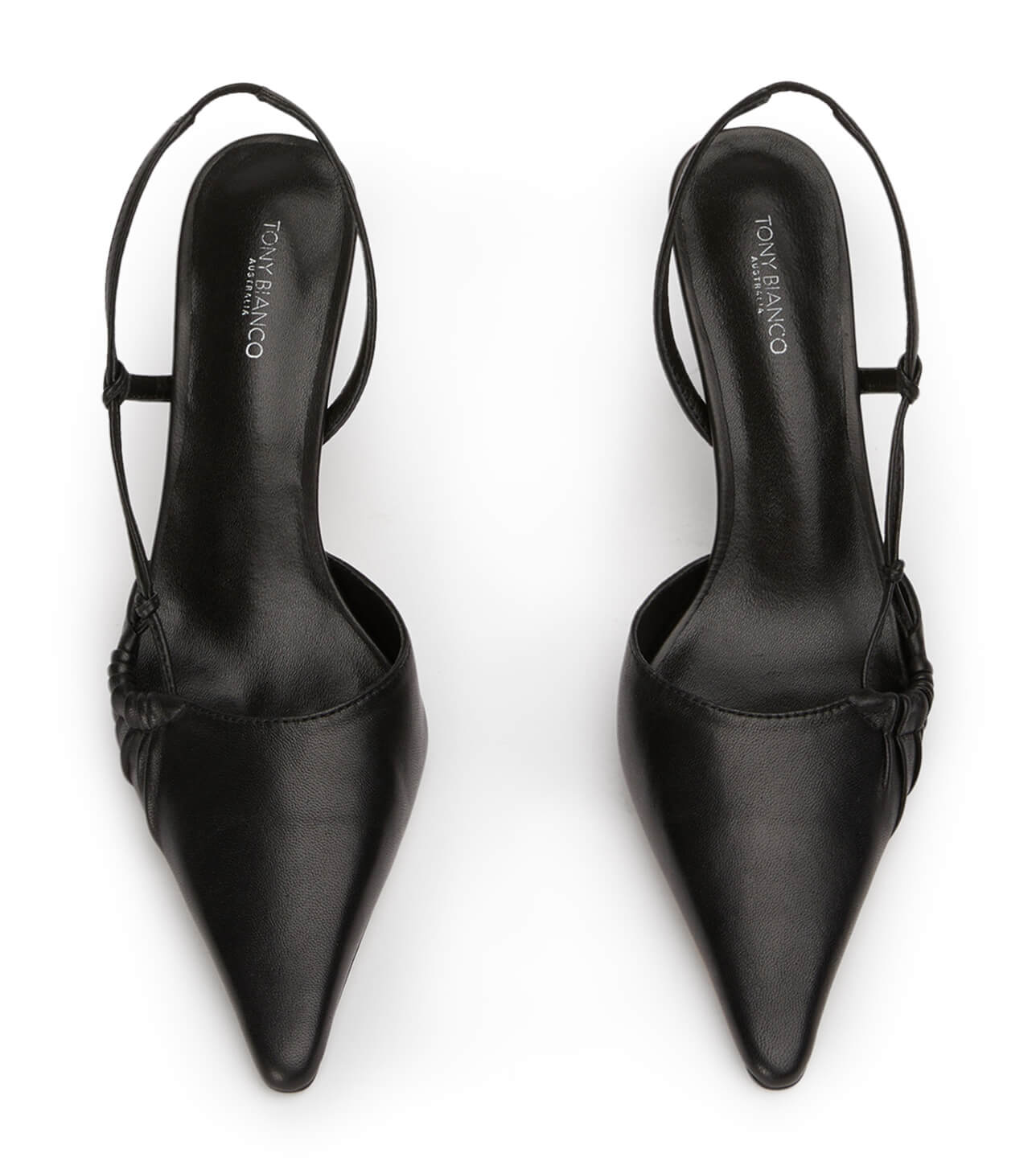 Sakai Black Nappa Heels - Tony Bianco Online
