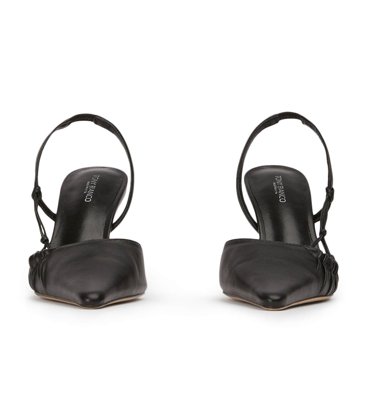 Sakai Black Nappa Heels - Tony Bianco Online