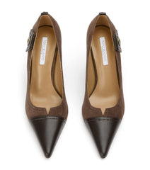 Nessa Espresso Suede/Choc - Tony Bianco Online