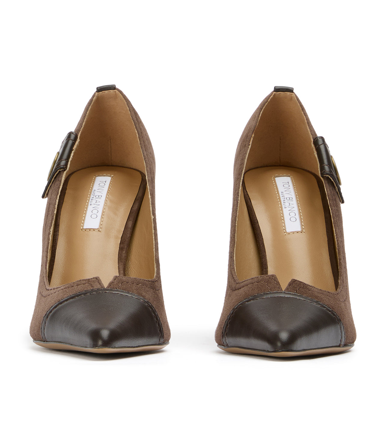 Nessa Espresso Suede/Choc - Tony Bianco Online