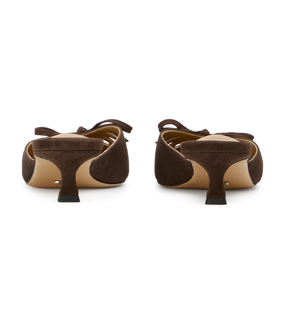 Cammie Espresso Suede - Tony Bianco Outlet