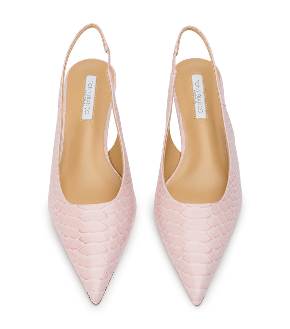 Catie Pink Python - Tony Bianco On Sale