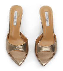 Malibu Amber Nappa Metallic Heels - Tony Bianco For Sale
