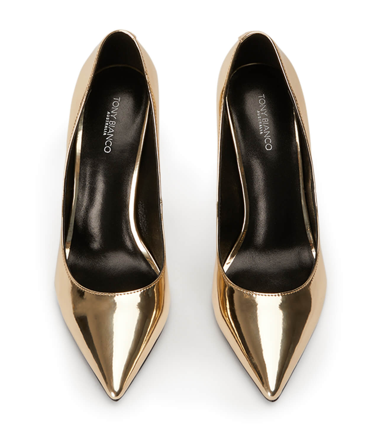 Anja Gold Shine Heels - Tony Bianco US