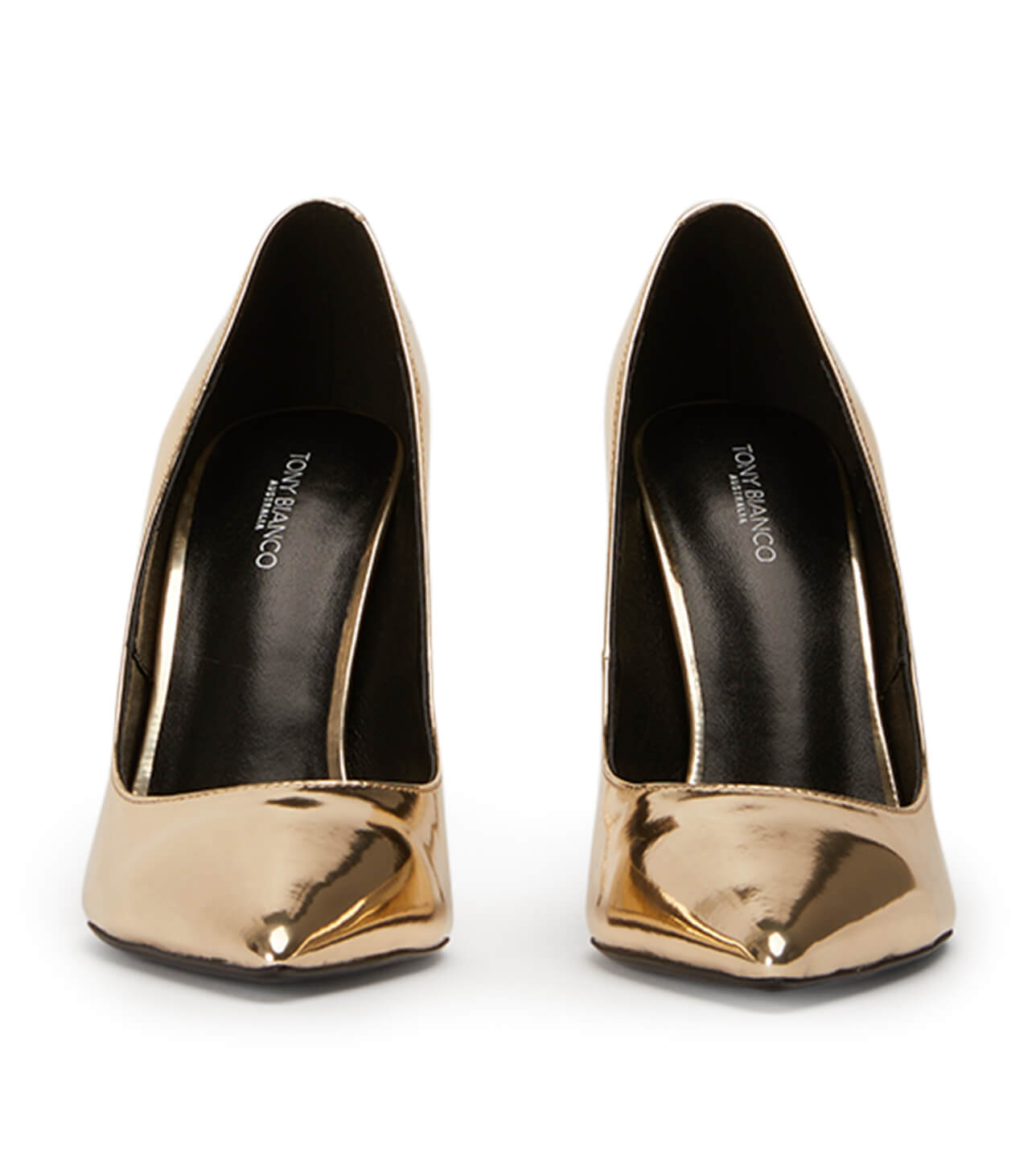Anja Gold Shine Heels - Tony Bianco US