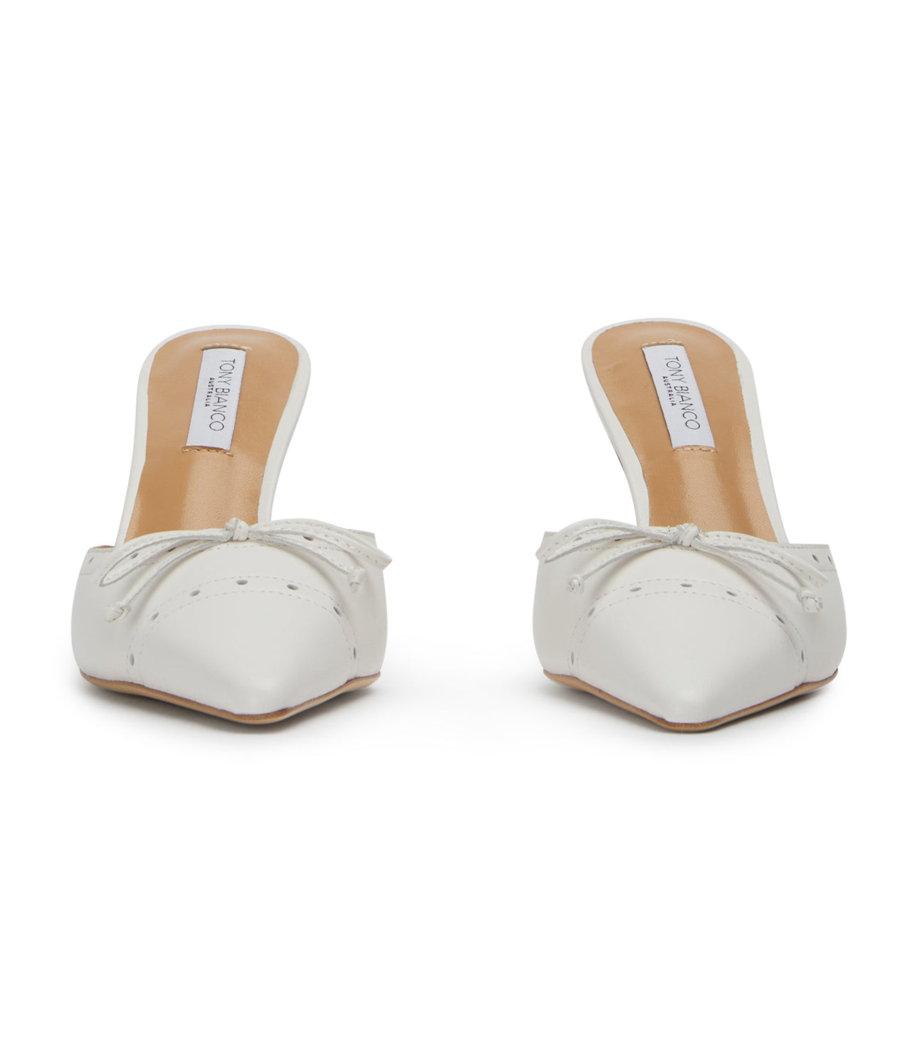 Scooter White Nappa Heels - Tony Bianco On Sale