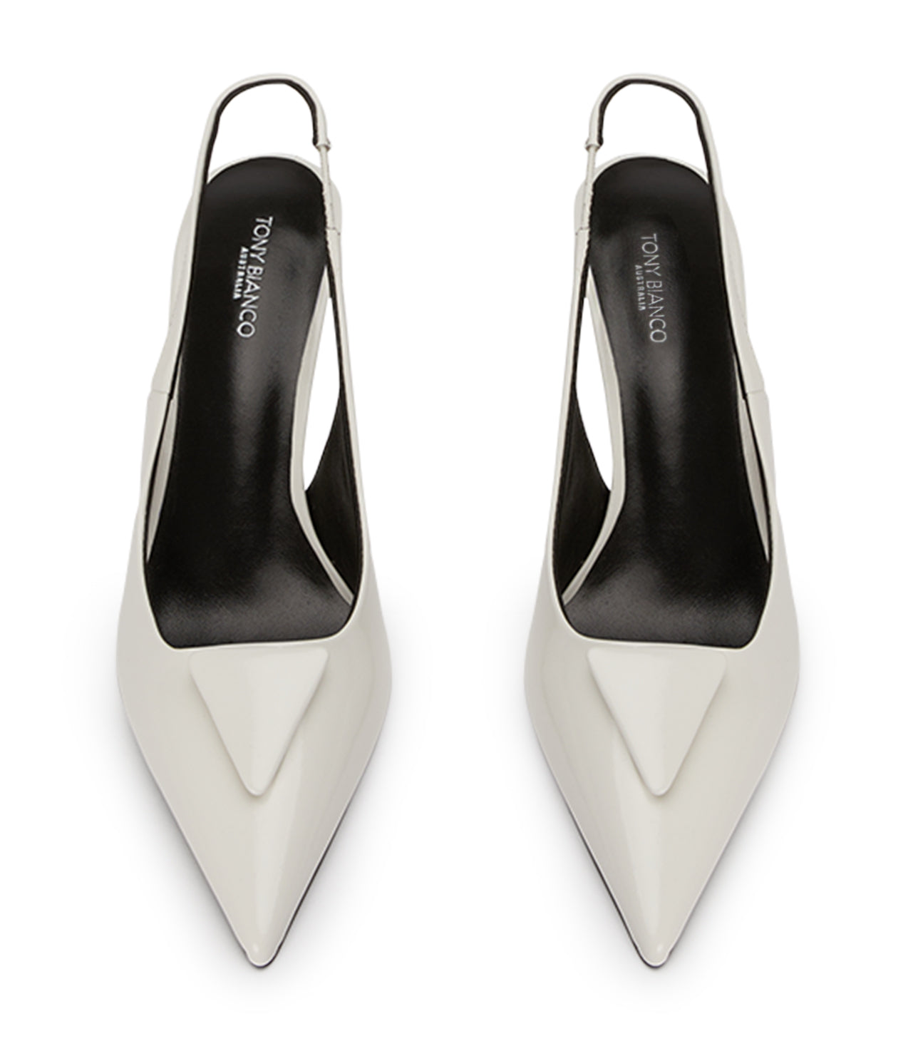 Bertie White Hi Shine Heels - Tony Bianco For Sale