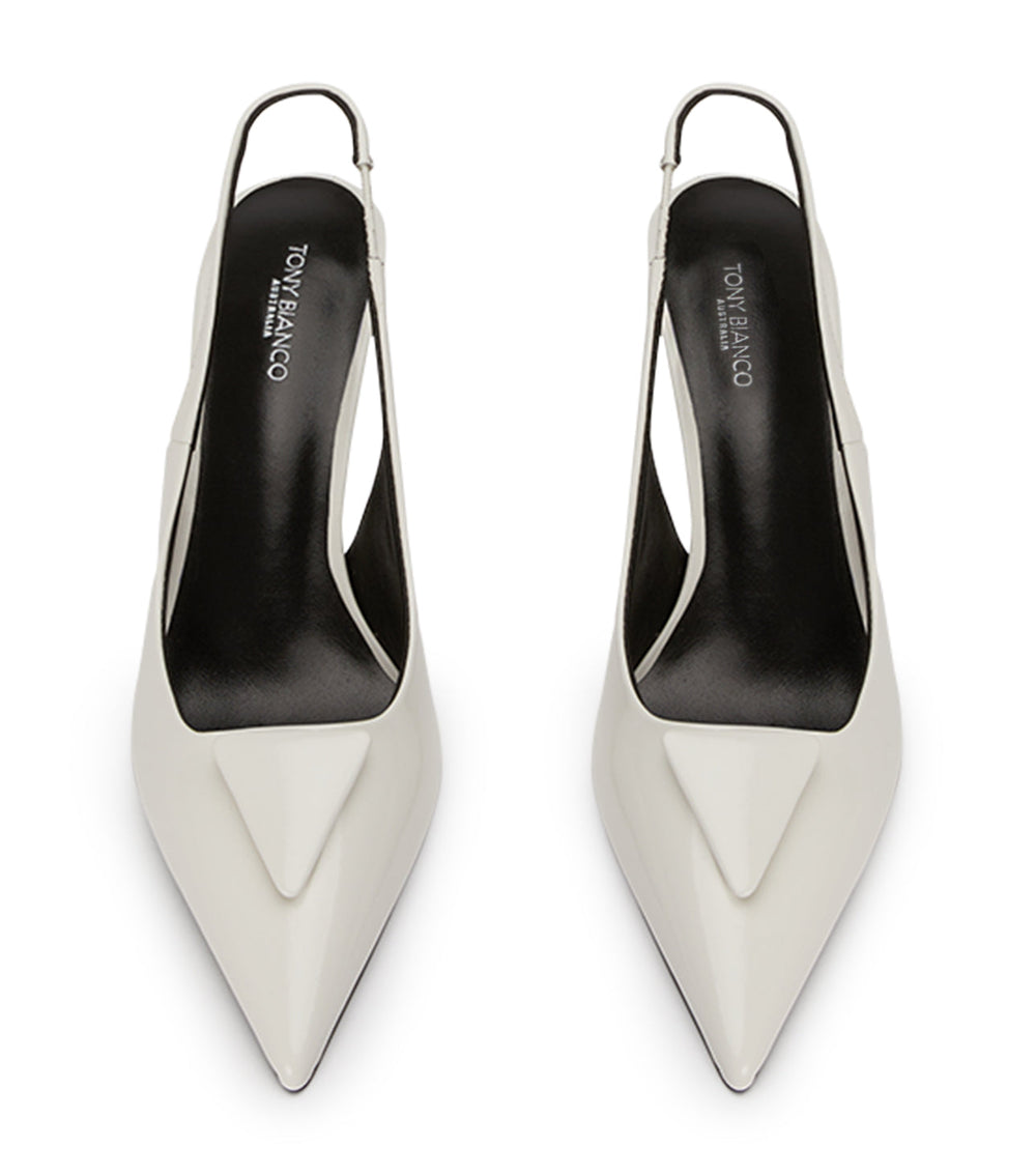 Bertie White Hi Shine Heels - Tony Bianco For Sale