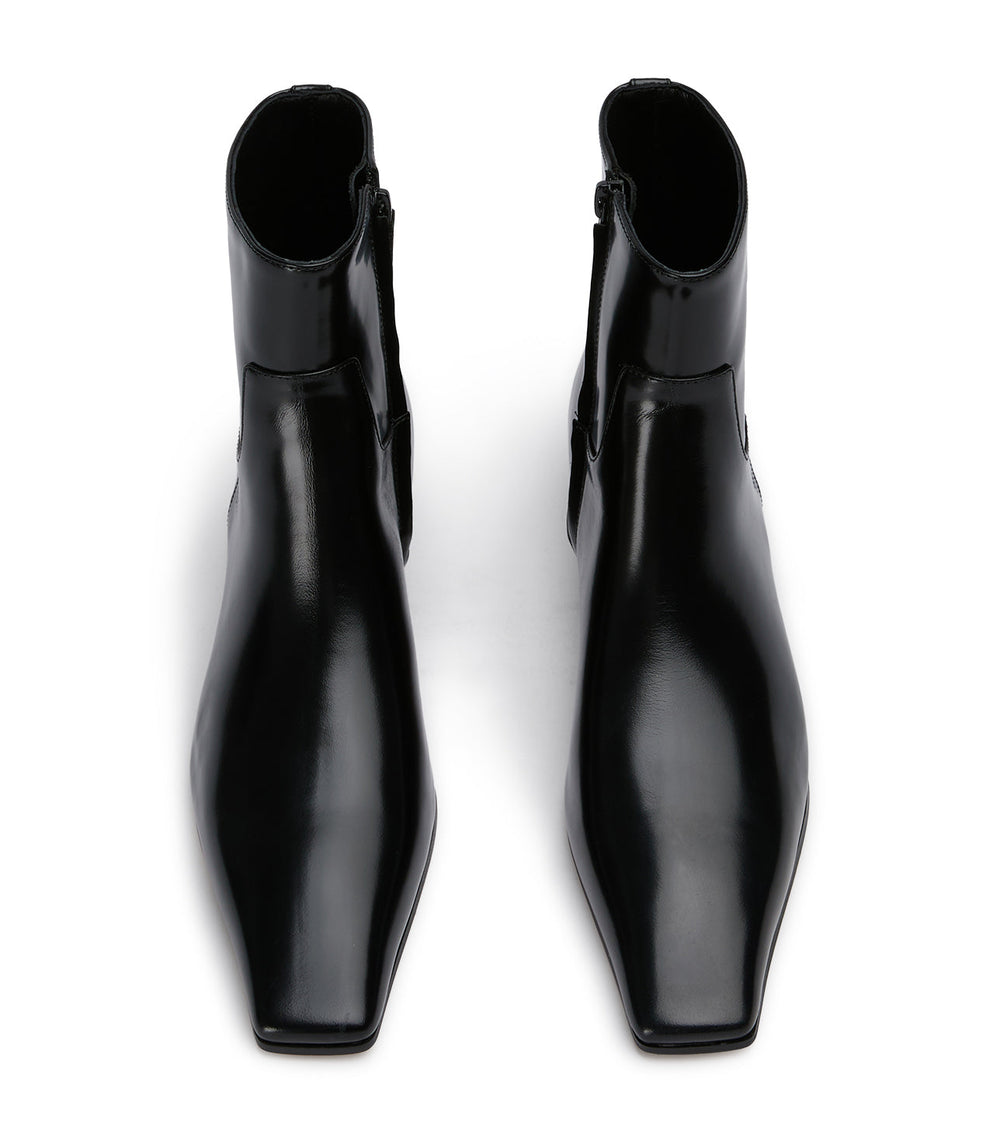 Rupert Black Hi Shine Ankle Boots - Tony Bianco Sale