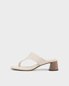 Beige, Leather