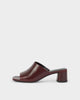 Dark Red, Leather
