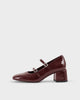 Dark Red, Patent Leather