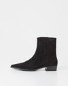 Black, Suede