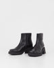 Black, Leather Imitation