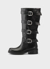 Black, Leather