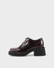 Dark Red, Polished Leather