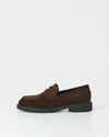 Dark Brown, Suede