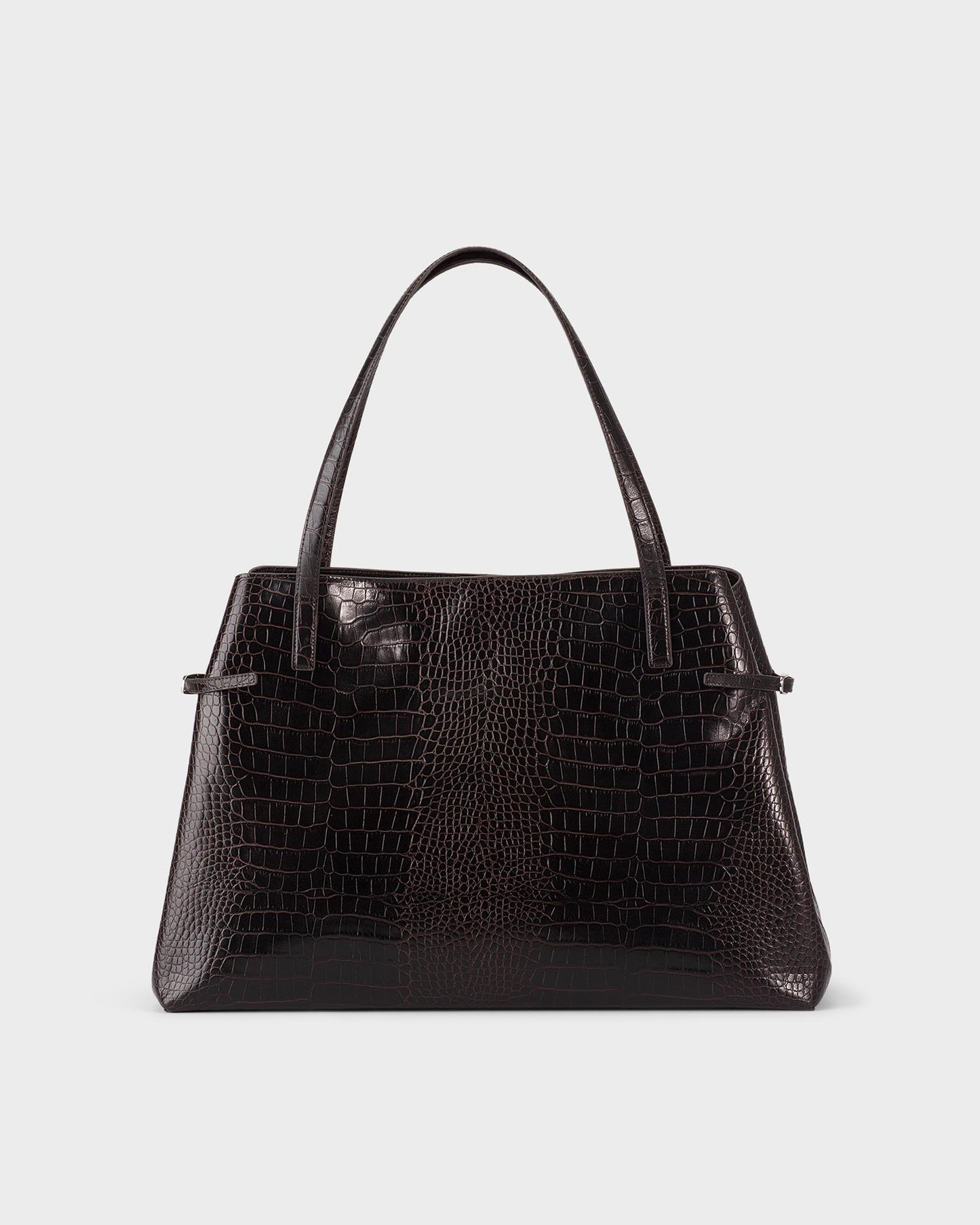 Brown, Embossed Leather
