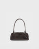 Brown, Embossed Leather