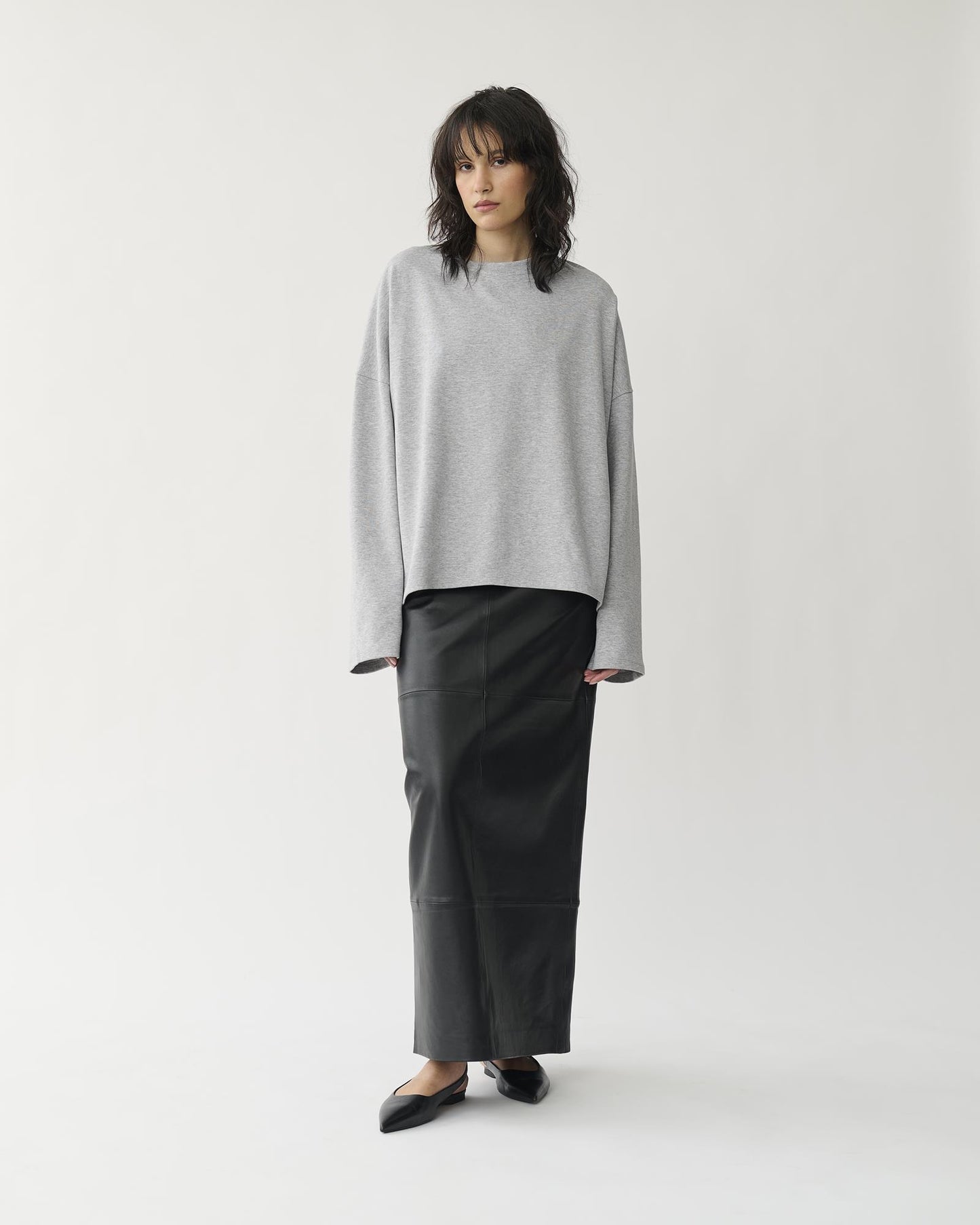 Vagabond Boxy long sleeve t-shirt w